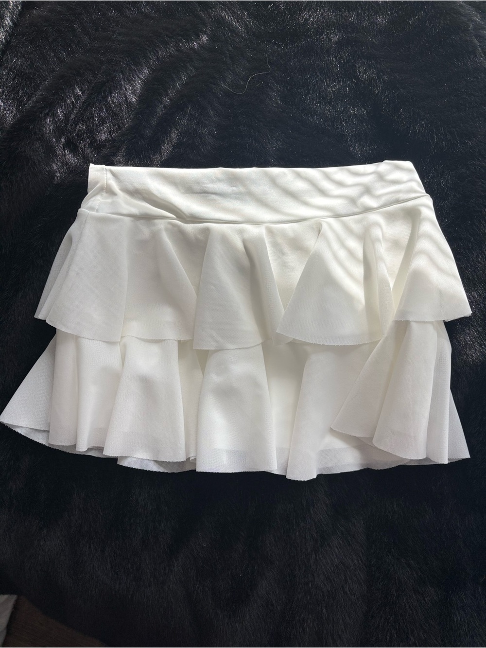 White Pleated Tennis Skort 🤍 Built-In Shorts | XS/S